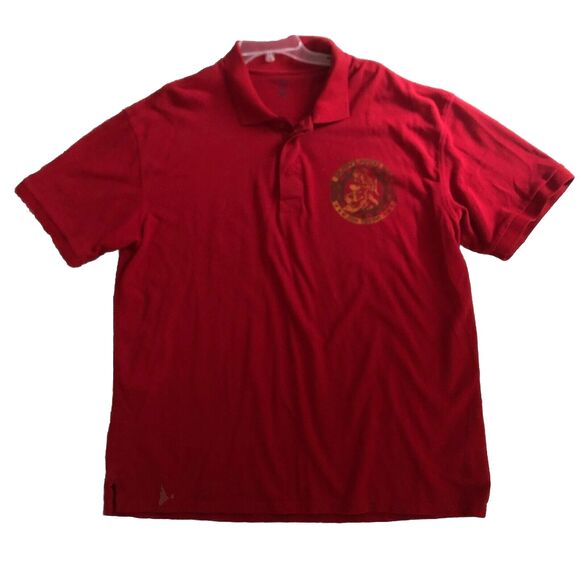 Disney Parks Grumpy Miners Guild Polo Mens Size 2XL Y2K Front Back Graphics - Picture 8 of 13